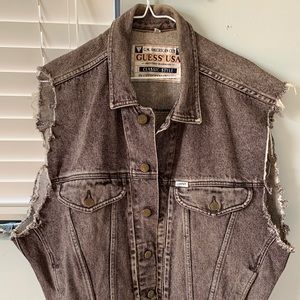 Vintage Guess Jeans U.S.A Denim Jacket Vest